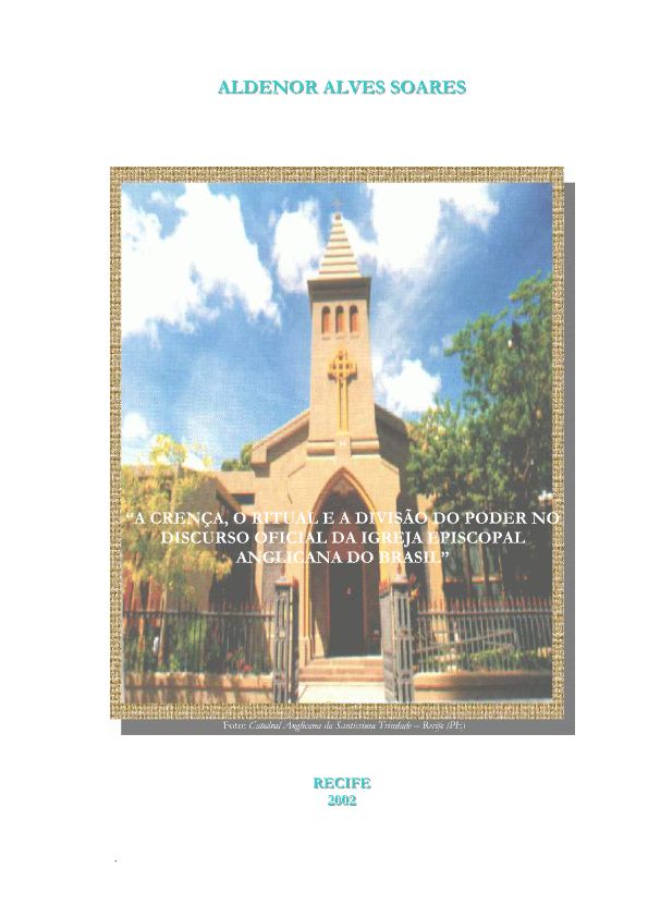 A Crença, o Ritual e a divisão do Poder no discurso oficial da Igreja Episcopal Anglicana do Brasil