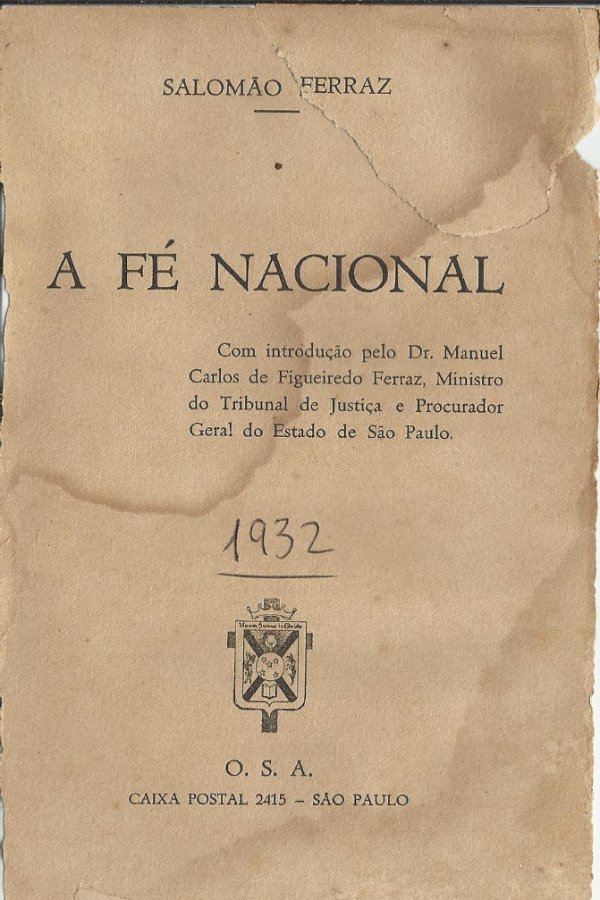 A Fé Nacional - IV