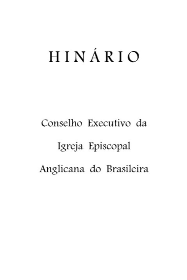 Hinário Episcopal 1962