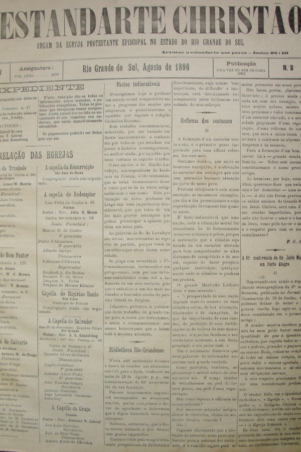 O Estandarte Christão - 08/1896