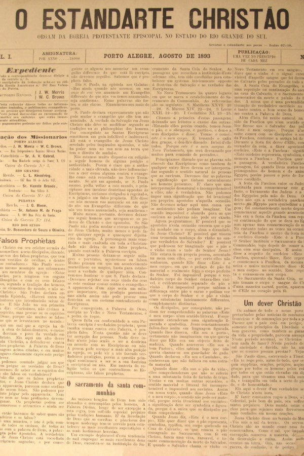 O Estandarte Christão - 08/1893