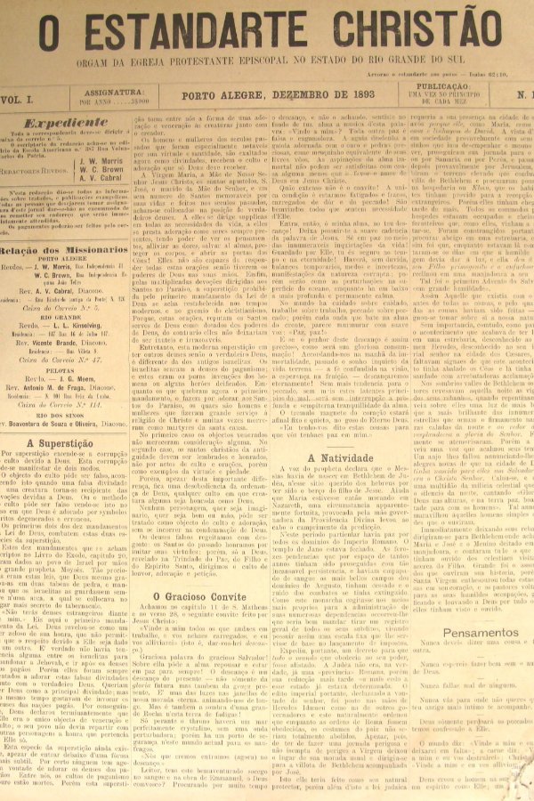 O Estandarte Christão - 12/1893