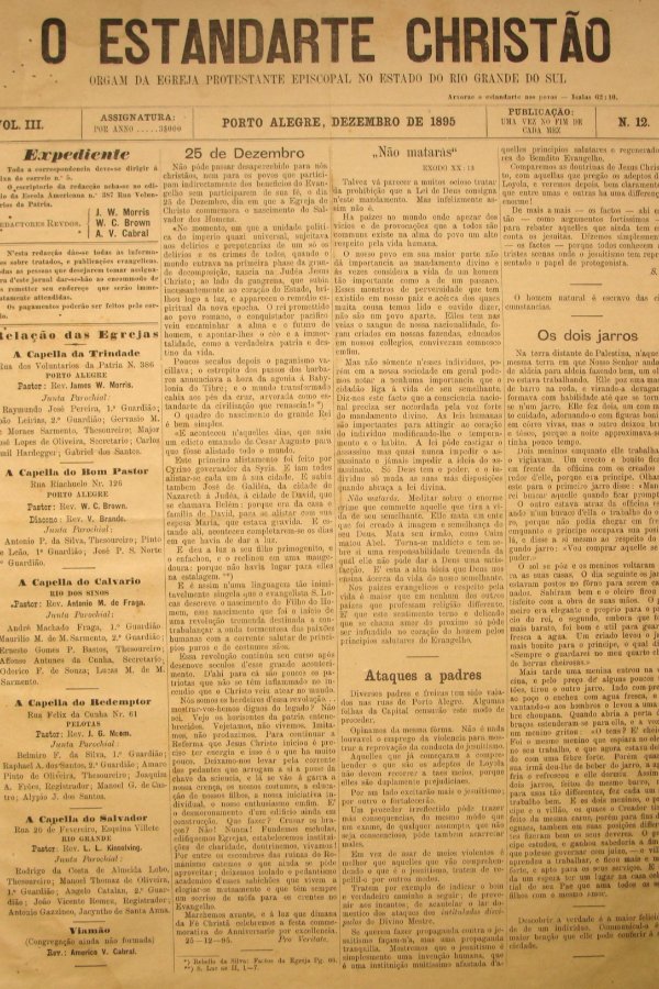 O Estandarte Christão - 12/1895