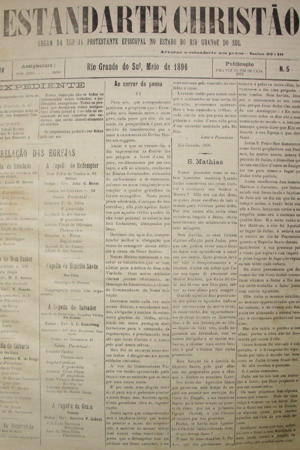 O Estandarte Christão - 05/1896