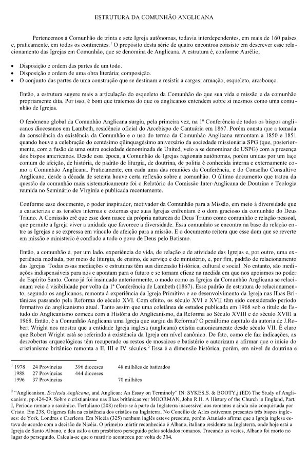 Estrutura da Comunhão Anglicana