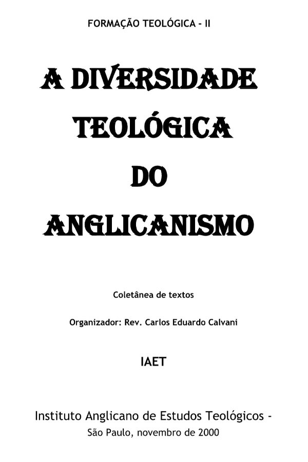Apostila Anglicanismo
