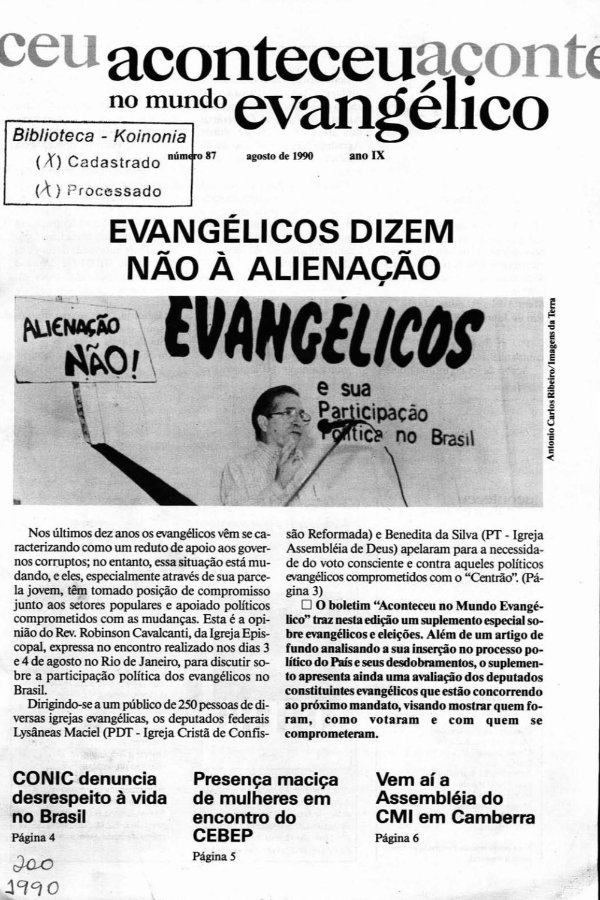 Aconteceu no Mundo Evangélico - Número 87